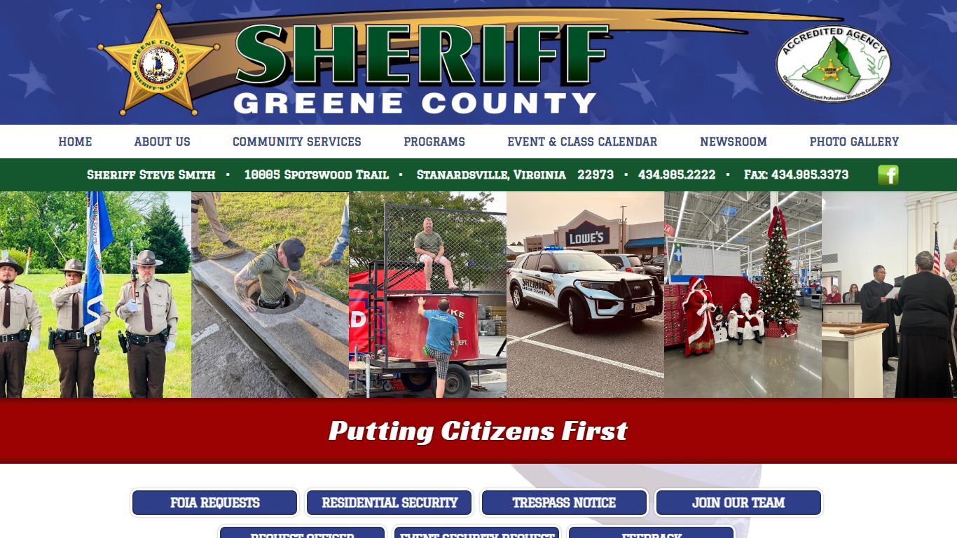 Greene County Sheriff's Office | Putting Citizens First